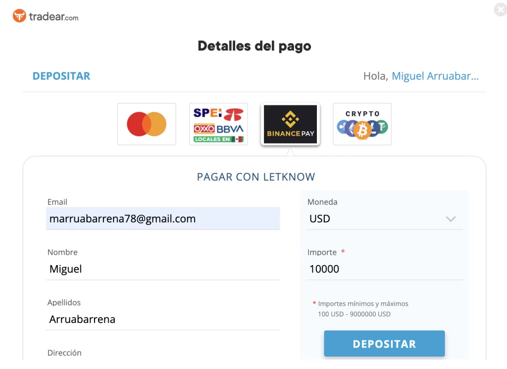 Como invertir en Criptomonedas en Tradear.com