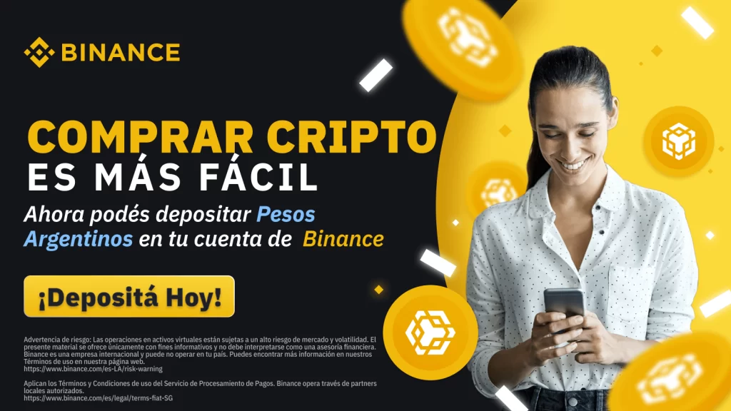 Invertir en Pesos Argentinos en Binance